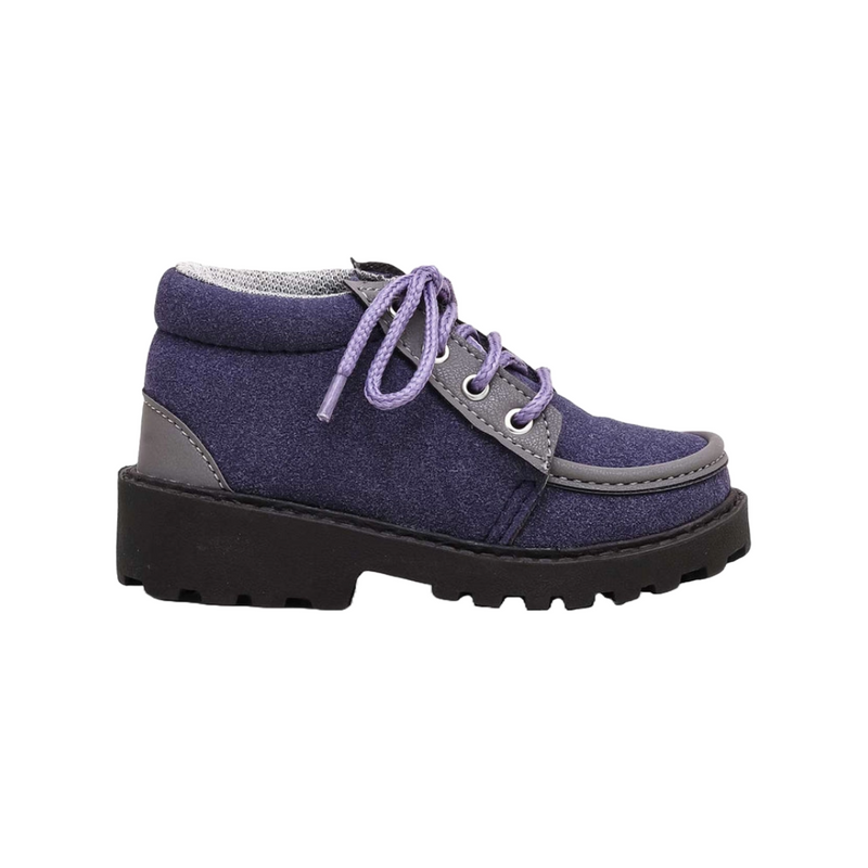 Sturdy Kids' Ankle Boots - Navy Blue & Grey