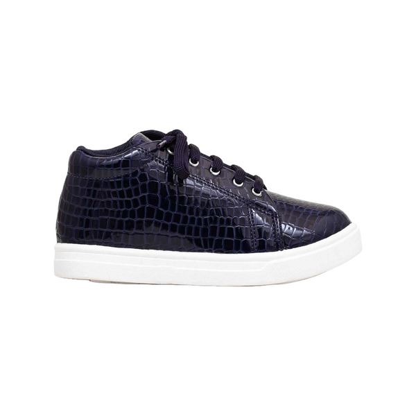 Kids' Stylish Faux-Croc Sneakers